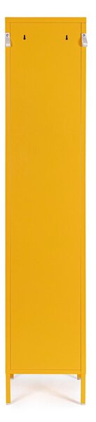 Žlutá kovová uzamykatelná skříň 38x185x46 cm Cambridge – Yes Everyday
