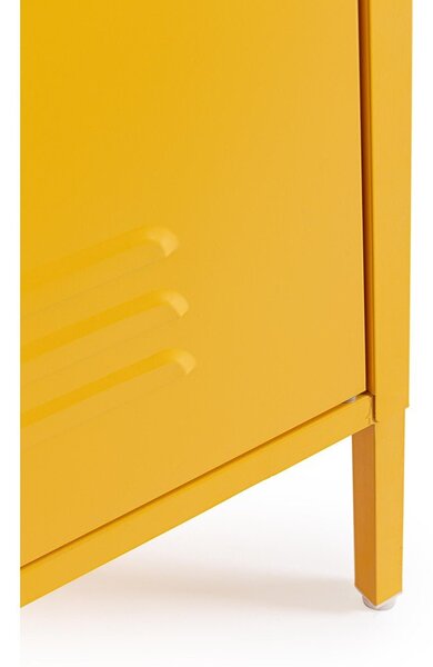 Žlutá kovová uzamykatelná skříň 38x185x46 cm Cambridge – Yes Everyday