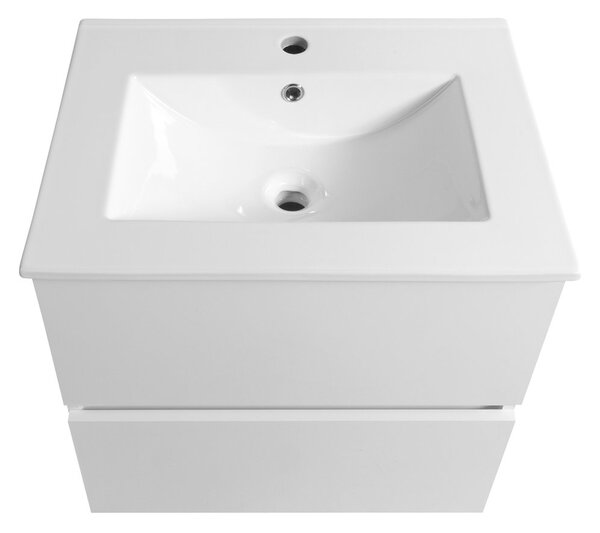 Aqualine Aqualine, PANEDA umyvadlová skříňka 59,5x55x45,2cm, bílá, PN260