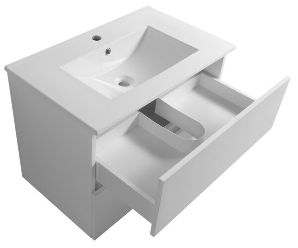Aqualine Aqualine, PANEDA umyvadlová skříňka 74,5x55x45,2cm, bílá, PN275