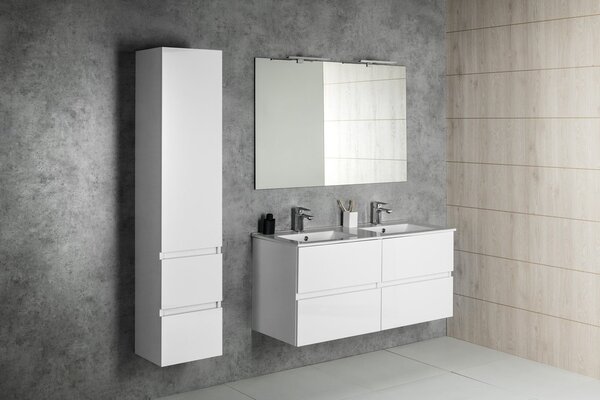 Aqualine Aqualine, PANEDA skříňka vysoká 35x165x31cm, bílá, levá/pravá, PN165