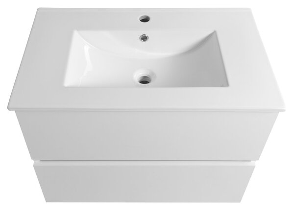 Aqualine Aqualine, PANEDA umyvadlová skříňka 74,5x55x45,2cm, bílá, PN275
