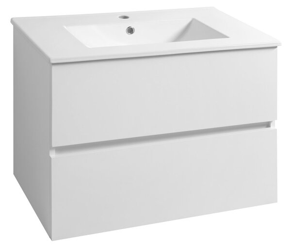 Aqualine Aqualine, PANEDA umyvadlová skříňka 74,5x55x45,2cm, bílá, PN275