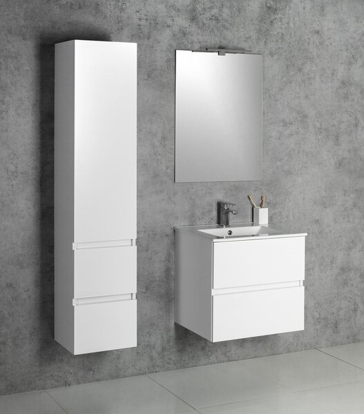 Aqualine Aqualine, PANEDA skříňka vysoká 35x165x31cm, bílá, levá/pravá, PN165
