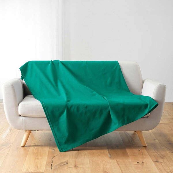 Zelenomodrý přehoz 180x220 cm Lucile – douceur d'intérieur