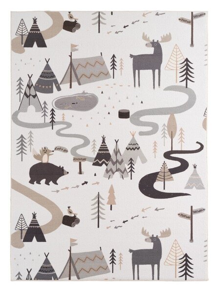 Krémový pratelný dětský koberec 160x230 cm Coco 1135 – Ayyildiz Carpets