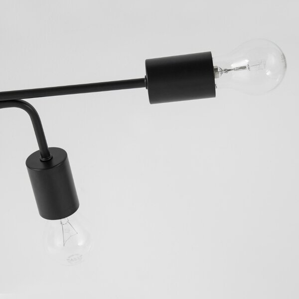 Černé kovové stropní světlo Nova Luce Granso 86 cm