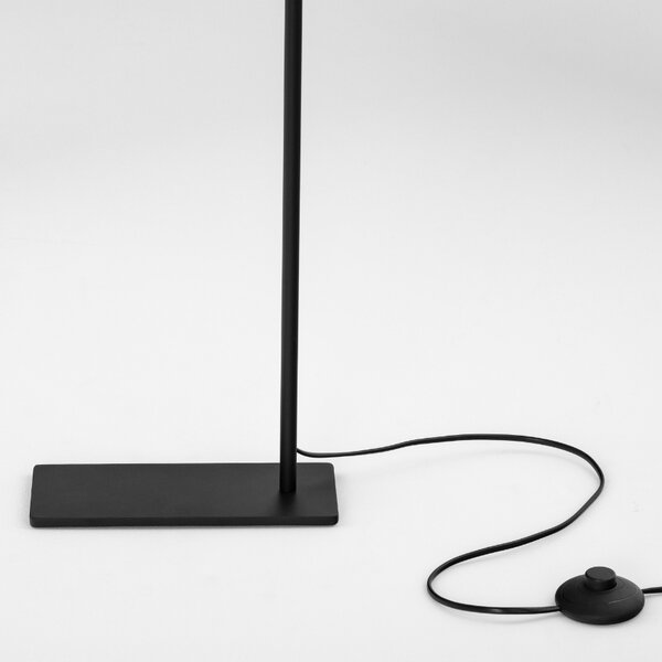 Černá kovová stojací lampa Nova Luce Geko 157 cm