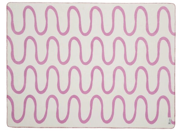 Noo.ma Béžovo-fialový pléd Swirl 200 x 150 cm