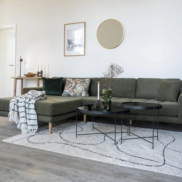-25 % Dny MOMENTI– Nordic Living Béžový bavlněný koberec Seasin 200 x 300 cm
