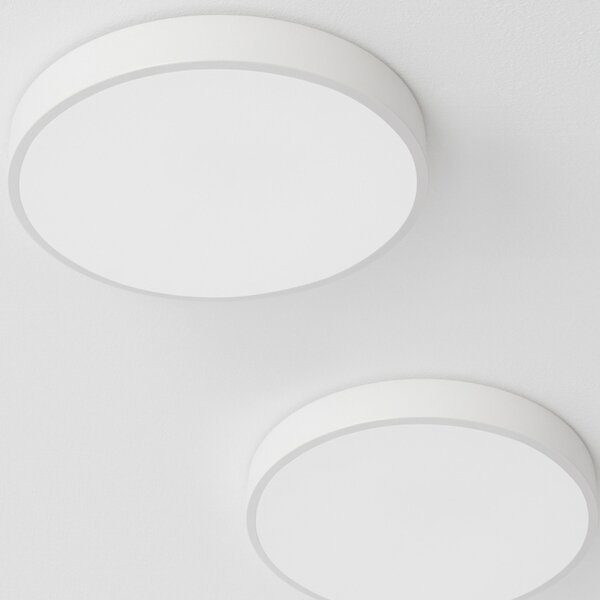 -25 % Dny MOMENTI– Bílé kovové stropní LED světlo Nova Luce Hadon 40 cm