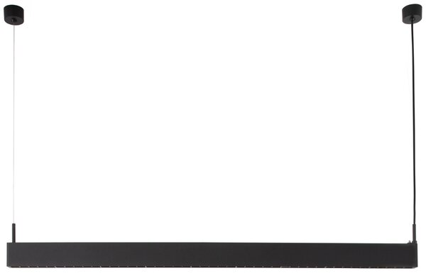 Černé kovové závěsné LED světlo Nova Luce Linear 120,7 cm
