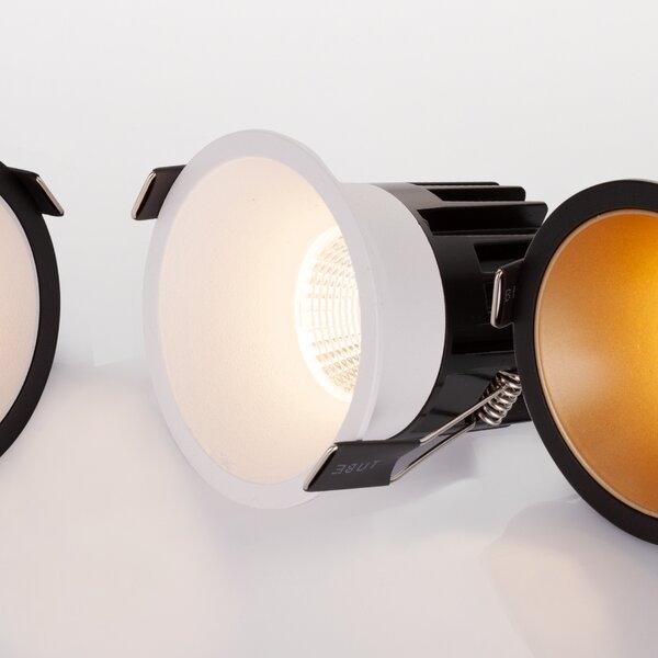 Bílé kovové bodové LED světlo Nova Luce Luela