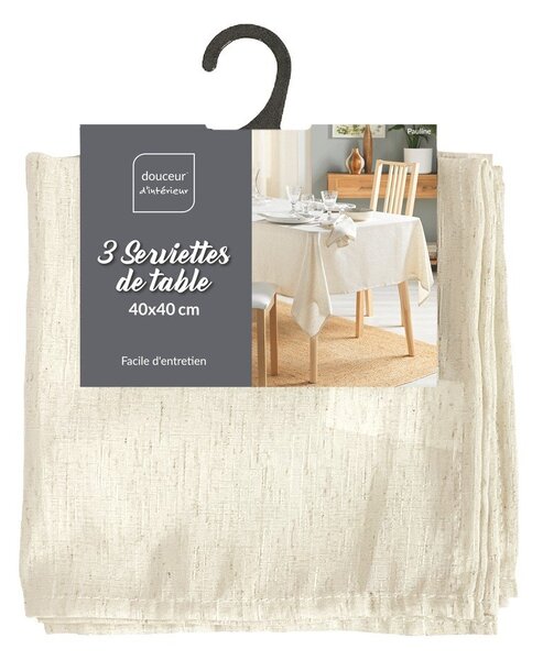 Textilní ubrousek 40x40 cm Pauline – douceur d'intérieur