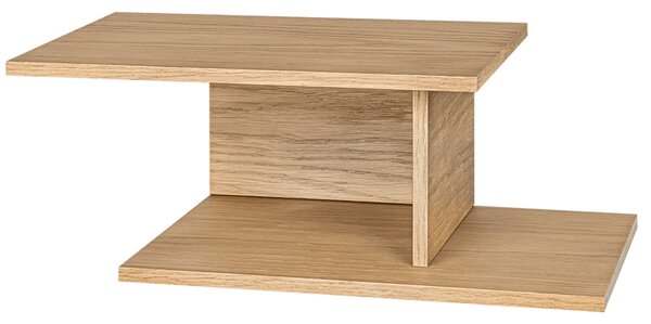 Noo.ma Dubový závěsný noční stolek Tann 50 x 26 cm, pravý