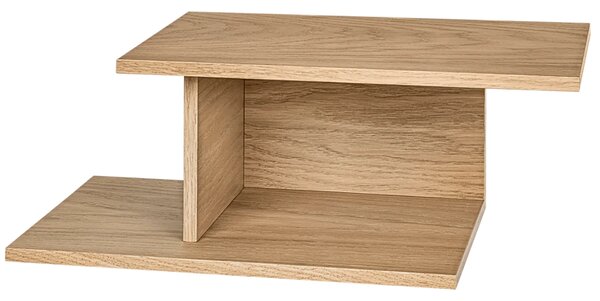 Noo.ma Dubový závěsný noční stolek Tann 50 x 26 cm, levý