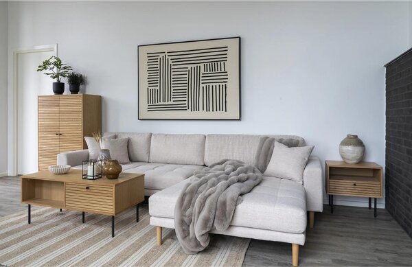 Nordic Living Abstraktní obraz Lirea 140 x 100 cm