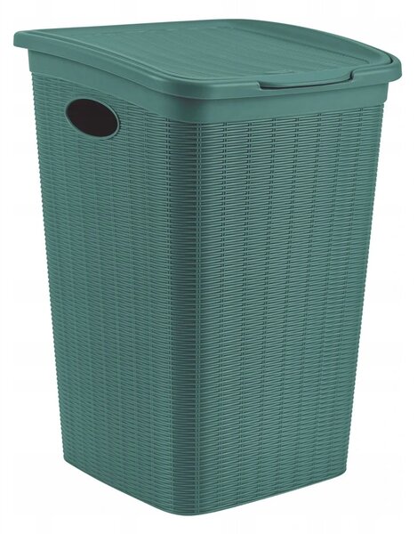 Koš na prádlo Stefanplast 50l zelený