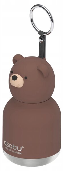 Termoláhev Asobu černá kočka 200 ml