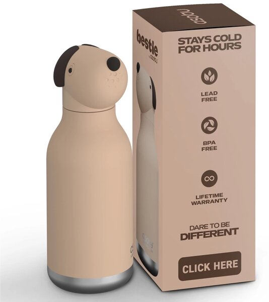 Termoláhev Asobu kovová 460 ml béžová