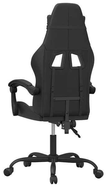 Herní židle černá umělá kůže 3143874