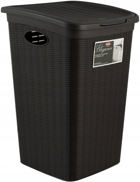 Volně stojící koš na prádlo Stefanplast 50 l béžový