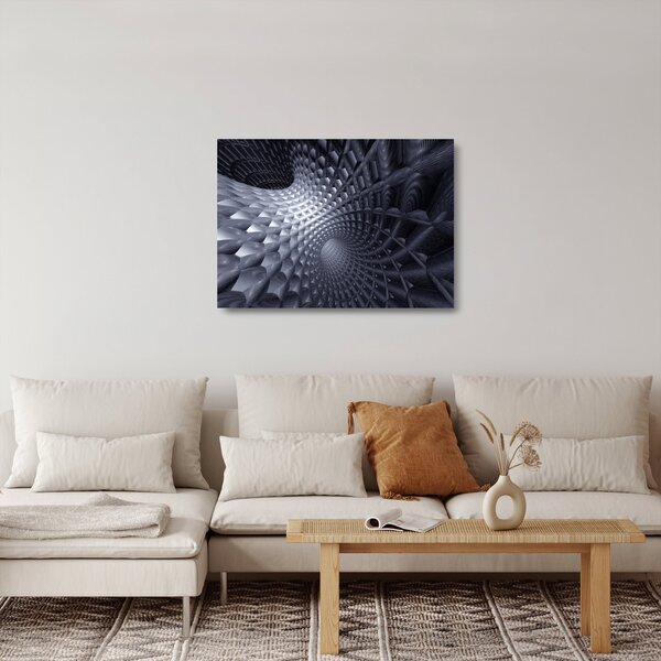 Skleněný obraz - Abstrakce 3D (70x50 cm)