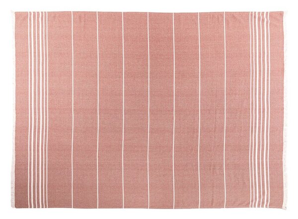 Bavlněná deka v terakotové barvě 150x200 cm Solene – Tiseco Home Studio