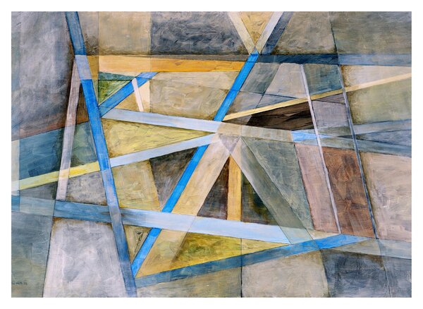 Skleněný obraz - Abstrakce (70x50 cm)
