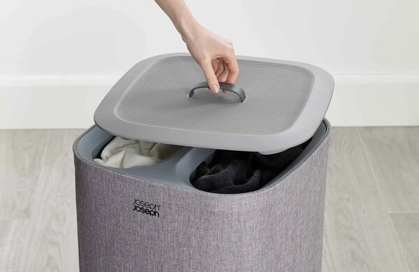 Joseph Joseph Šedý koš na prádlo Tota 60 l