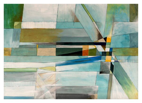Skleněný obraz - Abstrakce (70x50 cm)