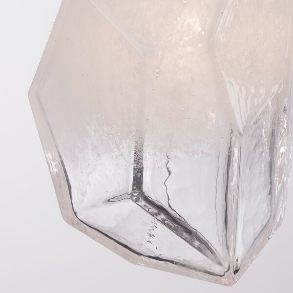 Skleněné závěsné světlo Nova Luce Ice 12 cm