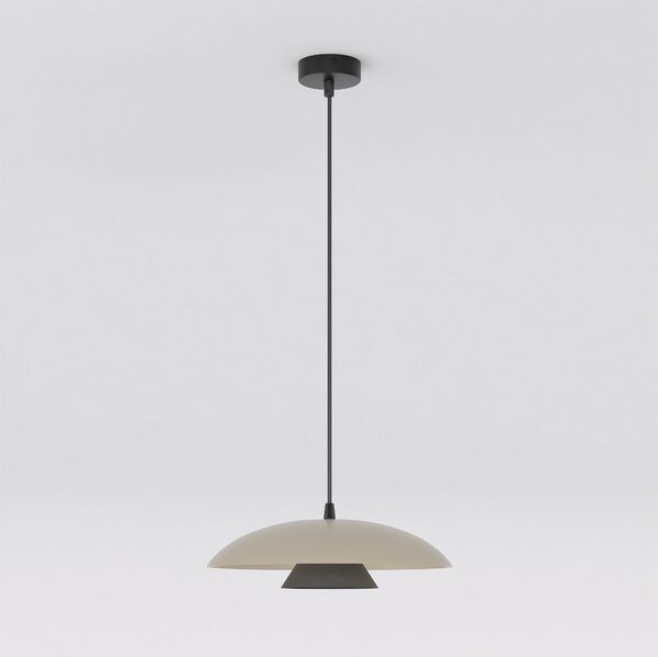 Závěsné svítidlo BABEL 1 – moka / černé, 1× GX53, šířka 30 cm