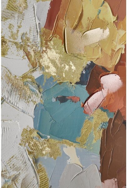 Tištěný/s ručně malovanými prvky obraz na plátně 80x80 cm Crown – Bizzotto