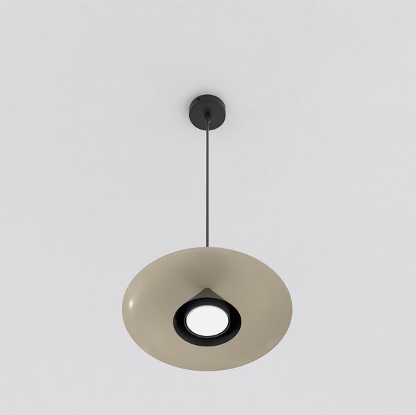 Závěsné svítidlo BABEL 1 – moka / černé, 1× GX53, šířka 30 cm