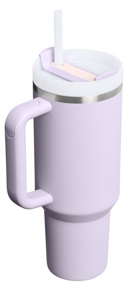 Termoska s brčkem z nerezové oceli v levandulové barvě 1,18 l Quencher H2.O FlowState™ Tumbler Purple Dust – Stanley