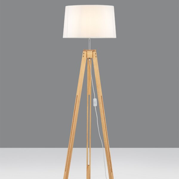 Bílá stojací lampa Nova Luce Le Roy 145 cm