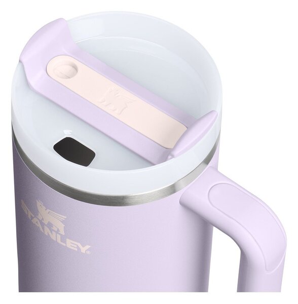 Termoska s brčkem z nerezové oceli v levandulové barvě 890 ml Quencher H2.O FlowState™ Tumbler Purple Dust – Stanley