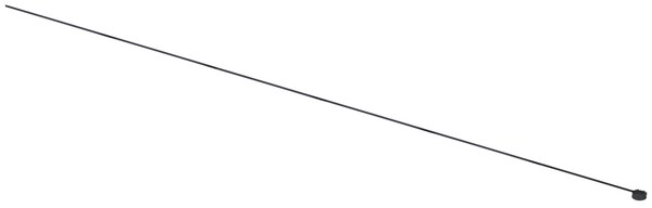 Moderní kolejnicový systém černý 1-fázový 600 cm s kulatým napájecím zdrojem - Magnetic