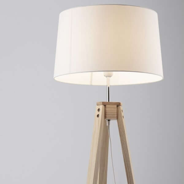 Bílá stojací lampa Nova Luce Le Roy 145 cm