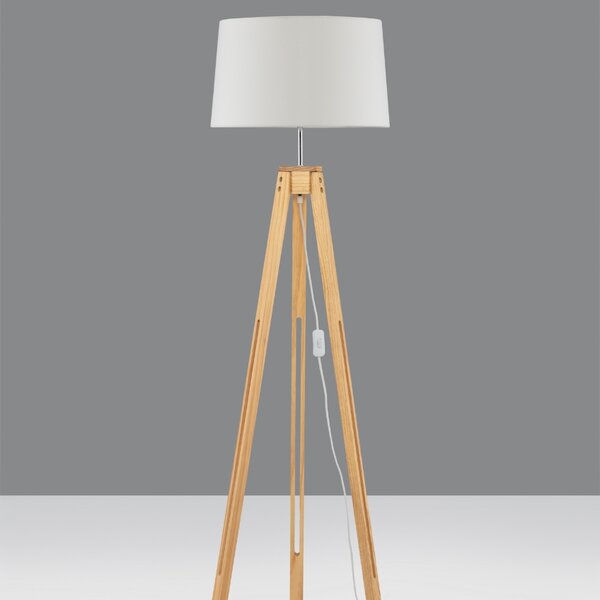 Bílá stojací lampa Nova Luce Le Roy 145 cm