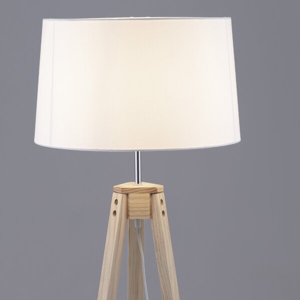 Bílá stojací lampa Nova Luce Le Roy 145 cm
