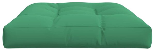 Poduška na palety zelená 120 x 80 x 12 cm textil 314417