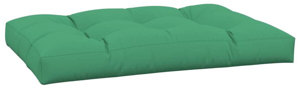 Poduška na palety zelená 120 x 80 x 12 cm textil 314417
