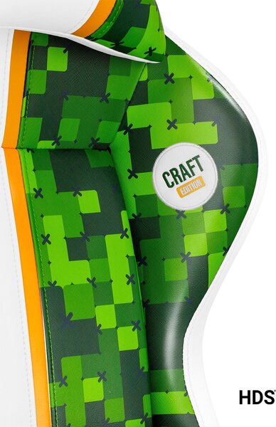 Dětská herní židle Kido by Diablo X-One 2.0 Craft: Bílo-zelená