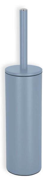 Spirella Akira WC štětka Cyan s kovovým držákem, 40 cm