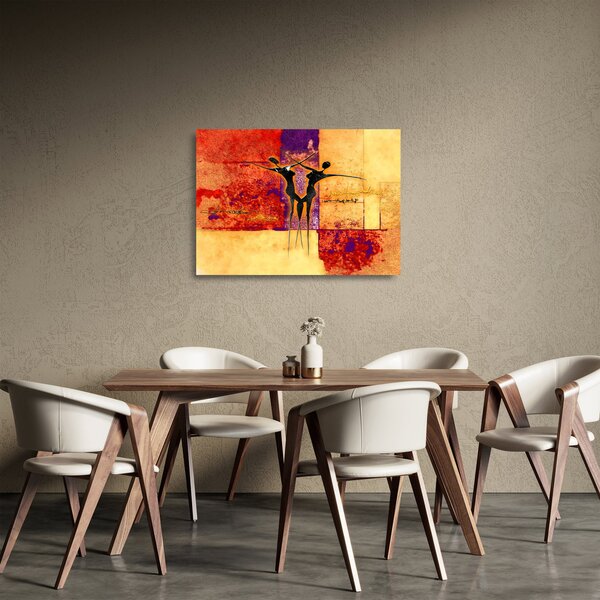 Skleněný obraz - Africké bohyně (70x50 cm)