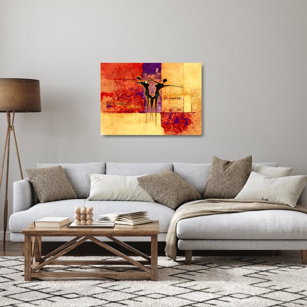 Skleněný obraz - Africké bohyně (70x50 cm)