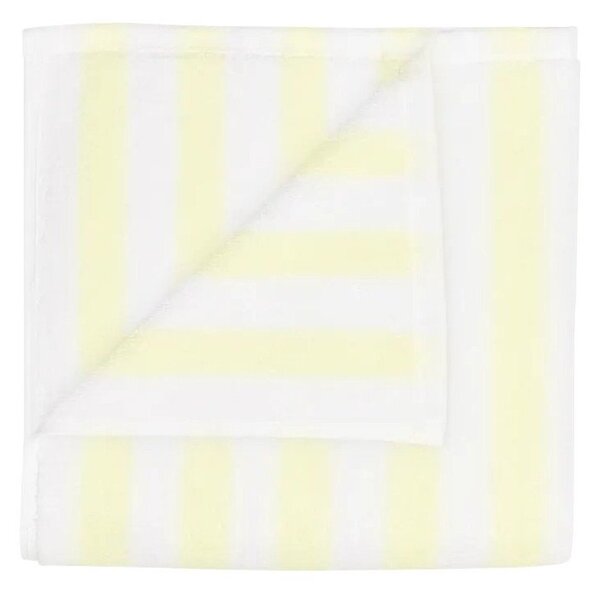 Světle žluté/bílé froté ručníky v sadě 2 ks z bio bavlny 30x50 cm Arto – Blomus