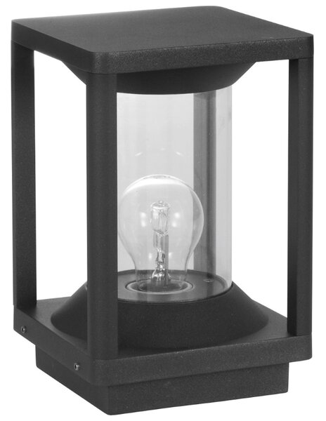Antracitově šedé kovové venkovní světlo Nova Luce Loeve 22 cm